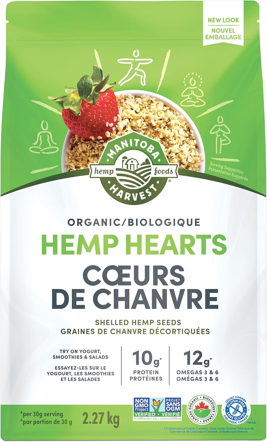 Manitoba Harvest - Organic Hemp Hearts - 2kg
