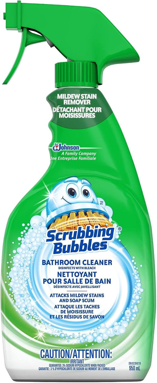 SCRUBBING BUBBLES BATHROOM BLEACH TRIGGER 950ML pack of 12