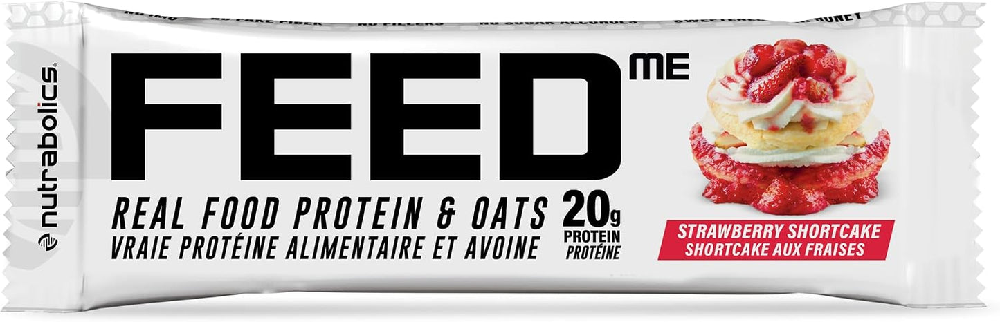 NUTRABOLICS   FEED BAR   65g    STRAWBERRY SHORTCAKE