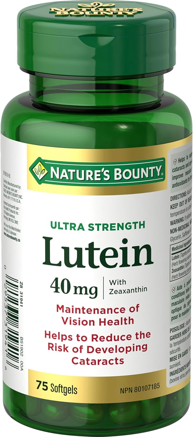NATURE'S BOUNTY LUTEIN CAPS 40MG 75 CAPSULE