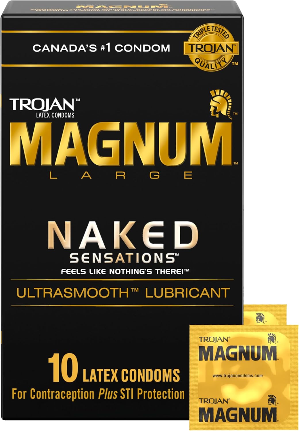 TROJAN MAGNUM NAKED SENSATIONS CONDOM 10