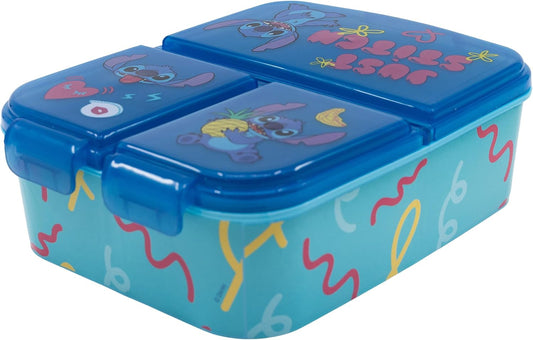STITCH LUNCH BX MULTI COMPARTMENT pack of 6