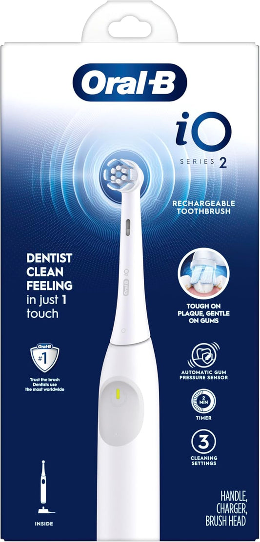 ORAL B IO SERIES 2 TOOTHBRUSH RECHARGEABLE WHITE