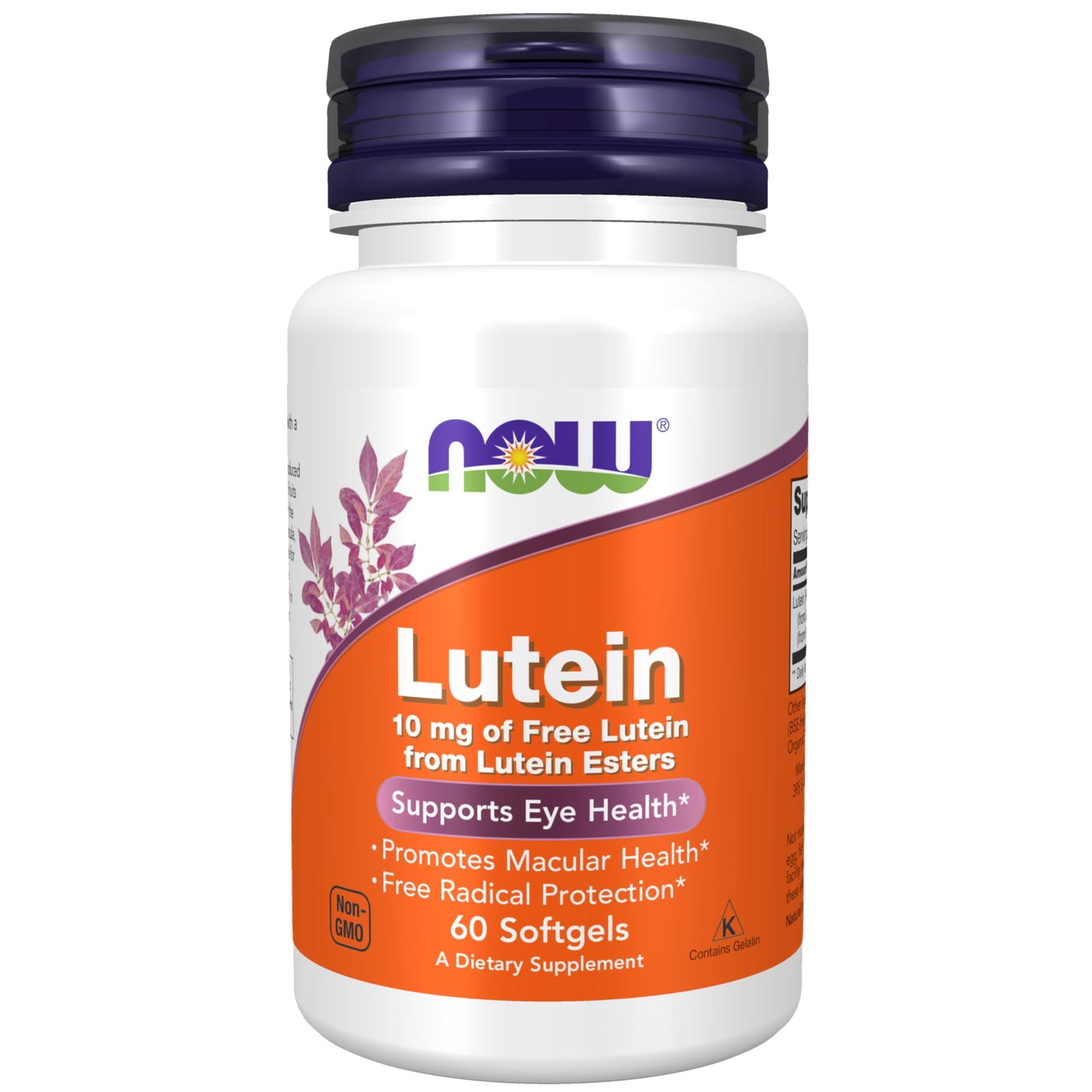 NOW    Lutein 10mg (from Lutein Esters) 60gel