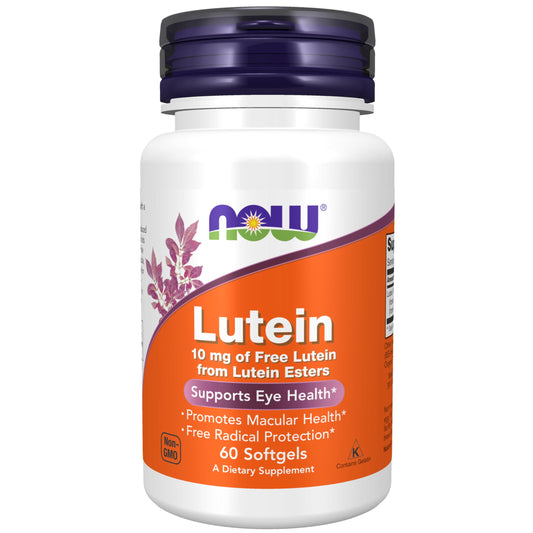 NOW    Lutein 10mg (from Lutein Esters) 60gel
