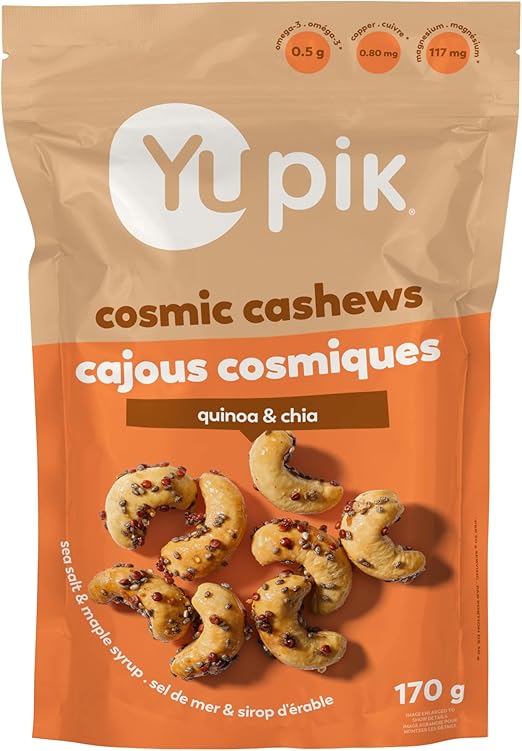 YUPIK   Salted Maple Cosmic Cashews   170 g