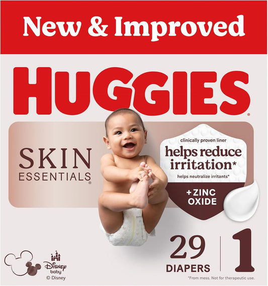 HUGGIES LITTLE MOVERS HUGGFIT DIAPER PANT #1 29 pack of 4
