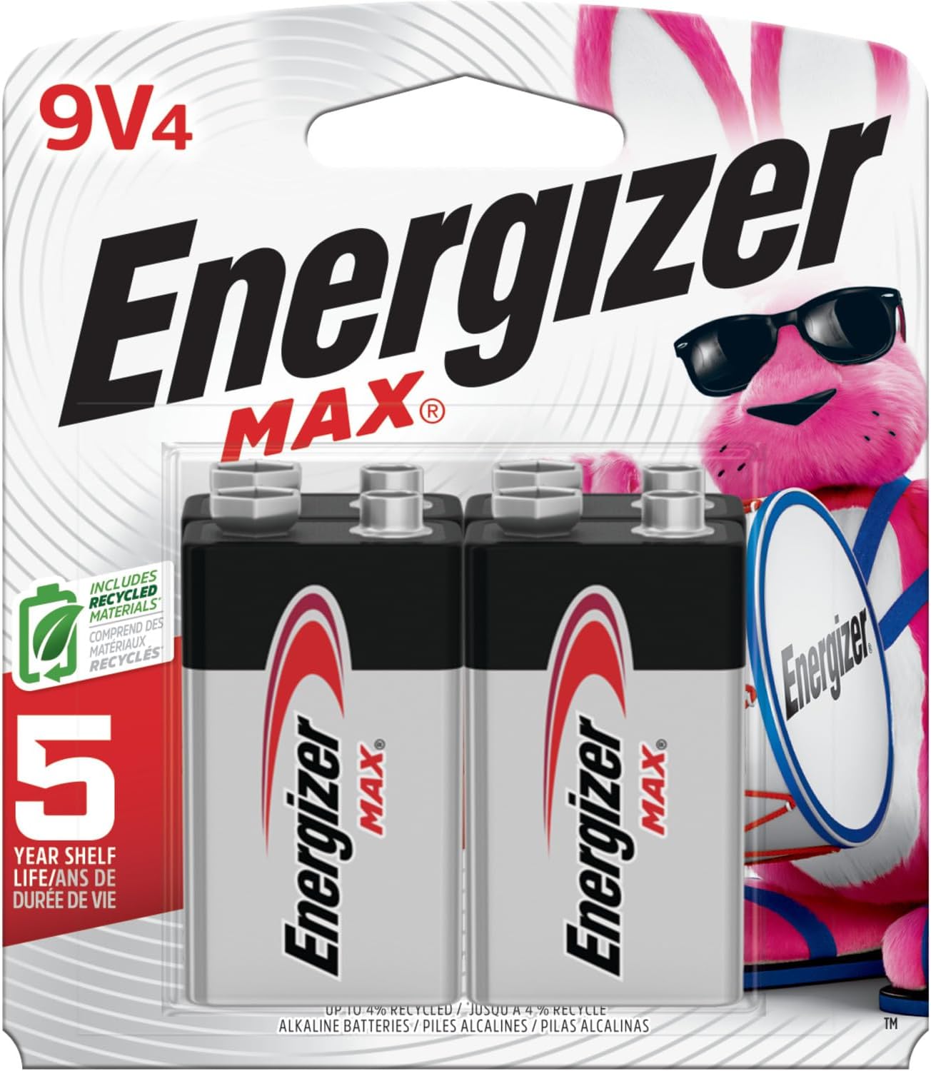 BATT ENERGIZER MAX 9V 4