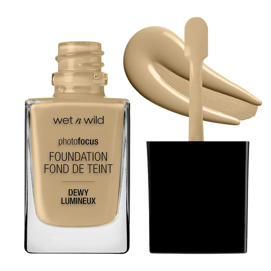 WET N WILD PHOTO FOCUS DEWY FOUNDATION CREAM BEIGE pack of 2