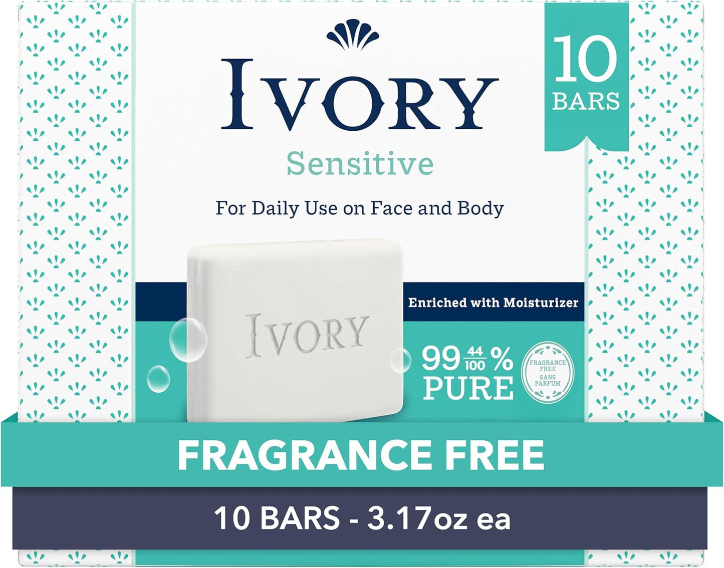 IVORY BAR SENSITIVE 10X90G