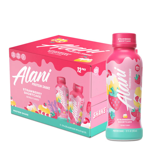 Alani Nu Protein Shake 30 GR Strawberry Shortcake 355 mL-Case of 12