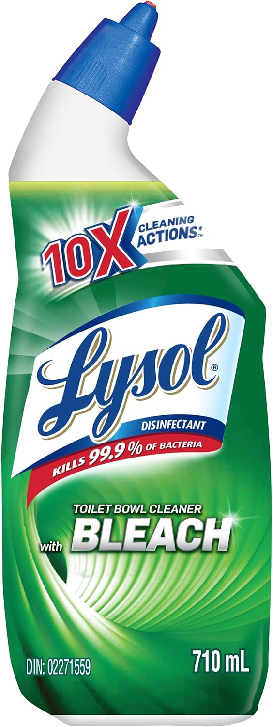 LYSOL CLEANER TOILET BOWL BLEACH 710ML pack of 9