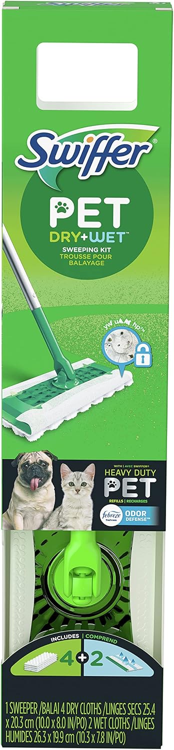 SWIFFER PET DRY+WET SWEEPING KIT pack of 6
