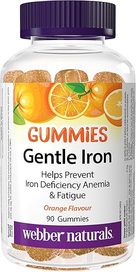 Webber Naturals - Gentle Iron Gummies - 90 Gummies