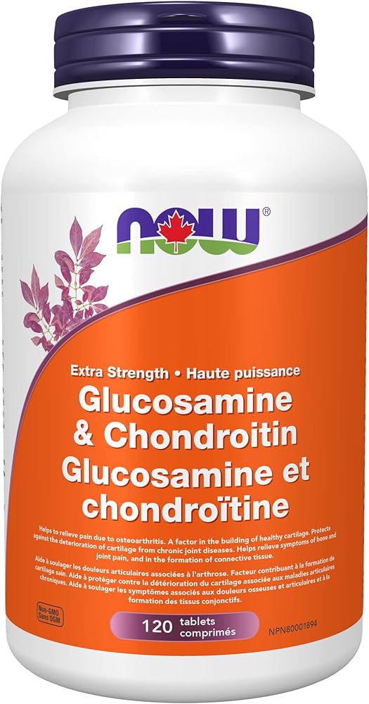 NOW_Glucosamine & Chondroitin Ex.Strength (2/day) 120tab