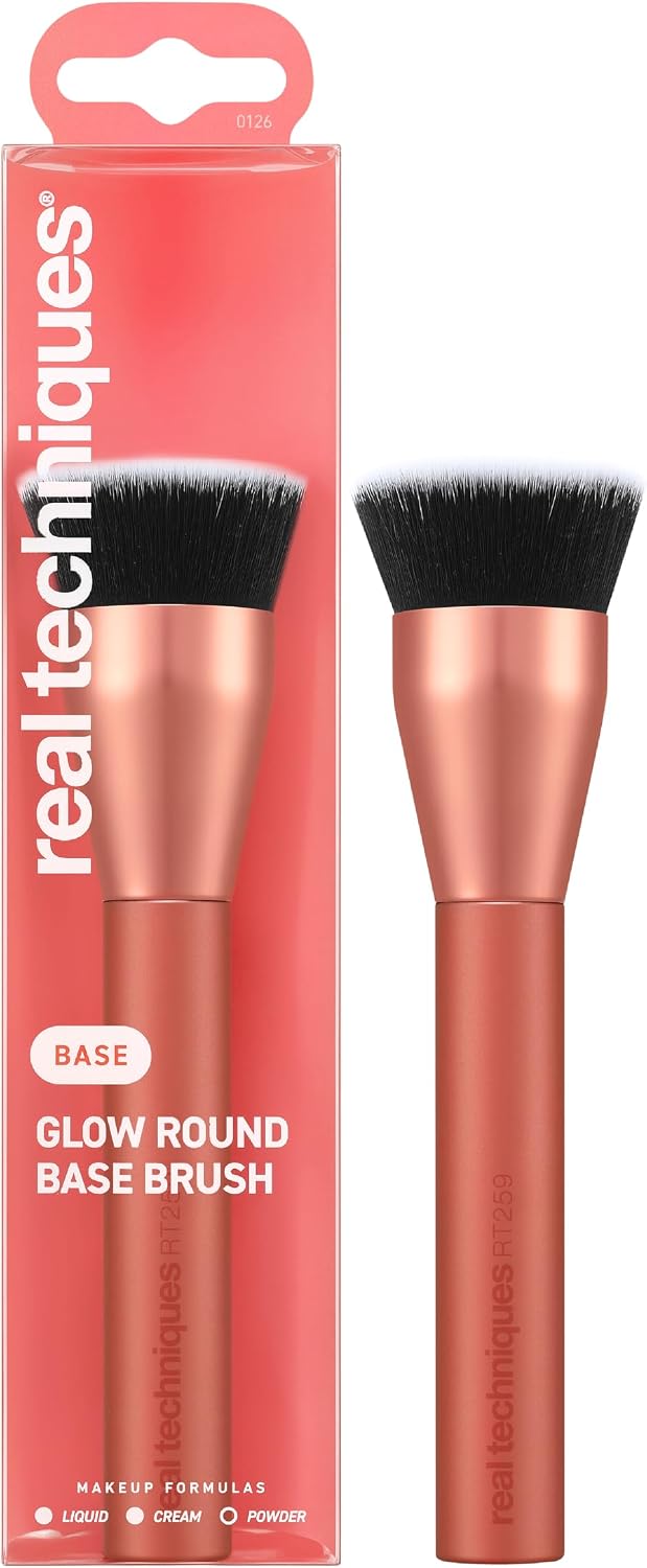REAL TECHNIQUES GLOW ROUND BASE BRUSH