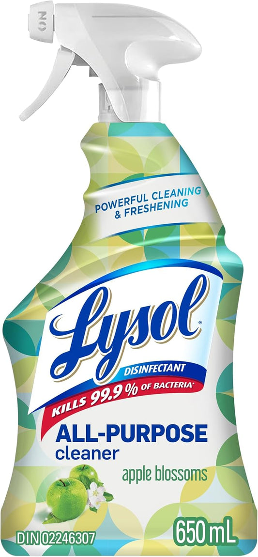 LYSOL CLEANER GREEN APPLE TRIGGER 650ML pack of 12