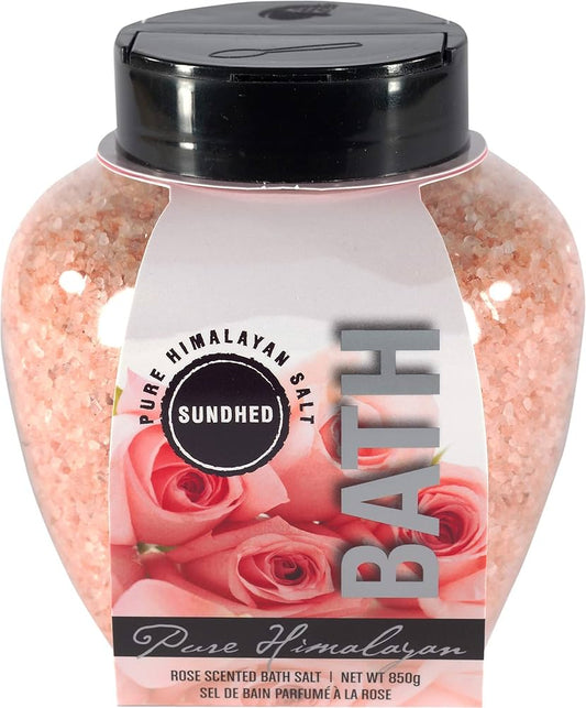 SUNDHED    Pink Himalayan Bath Salts    SUNDHED    Pink Himalayan Bath Salts    Bath Salt Rose 850g