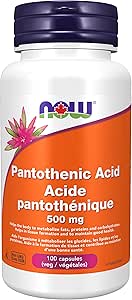 NOW    Pantothenic Acid 500mg 100cap