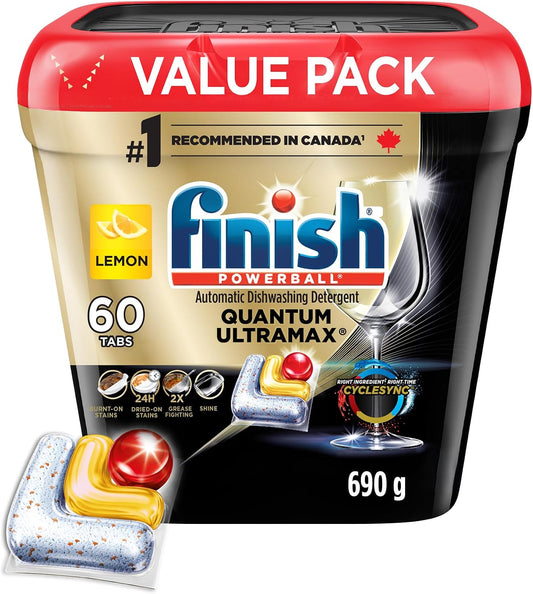 FINISH QUANTUM ULTRAMAX LEMON 60 pack of 3