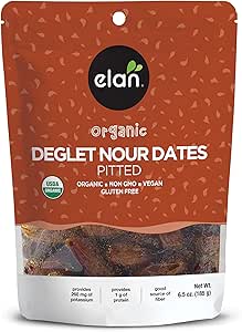 Elan Organics   Pitted Dates   185 g