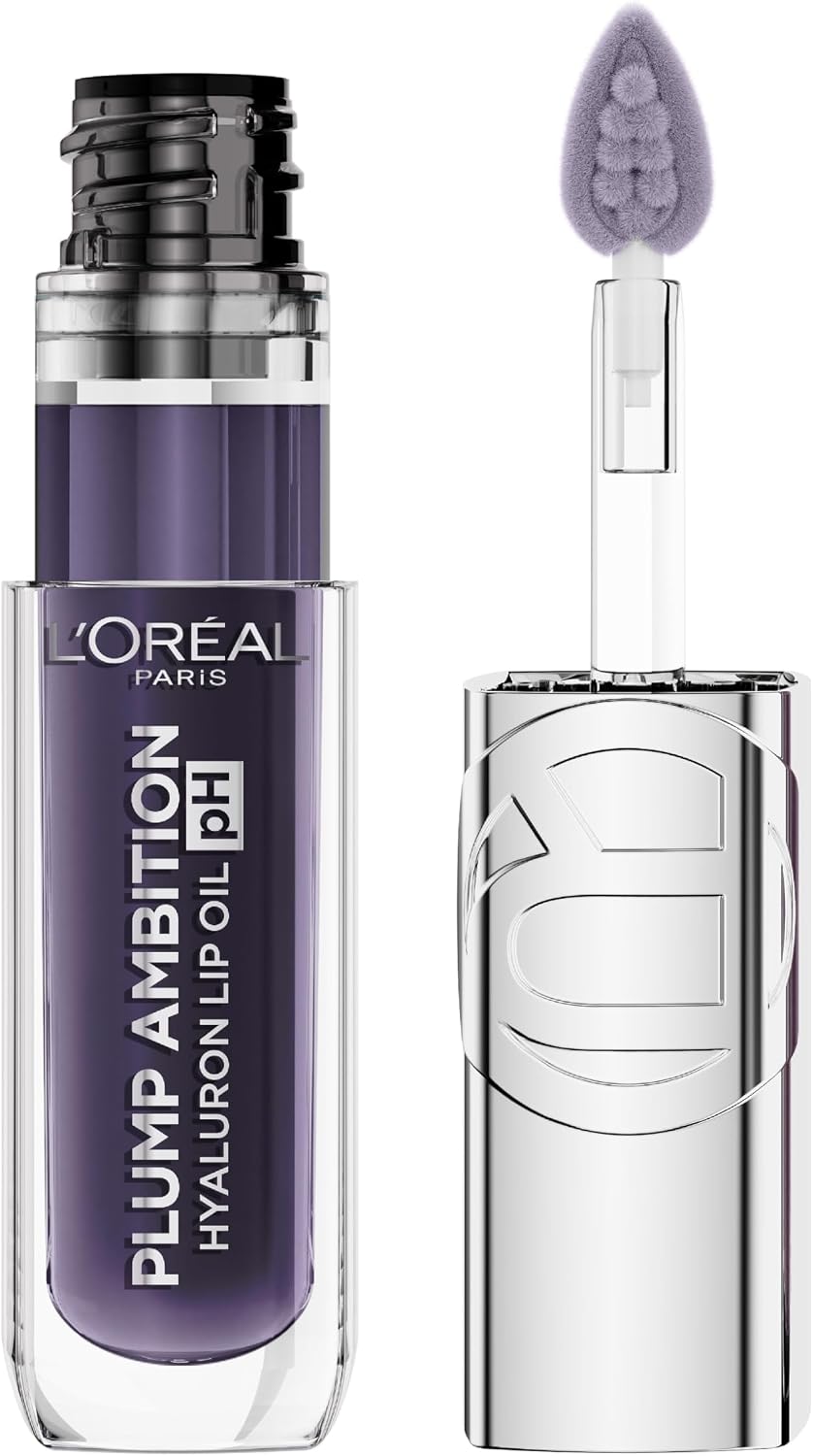 L'OREAL PLUMP AMBITION HYALURON LIP OIL BERRY NOIR pack of 2