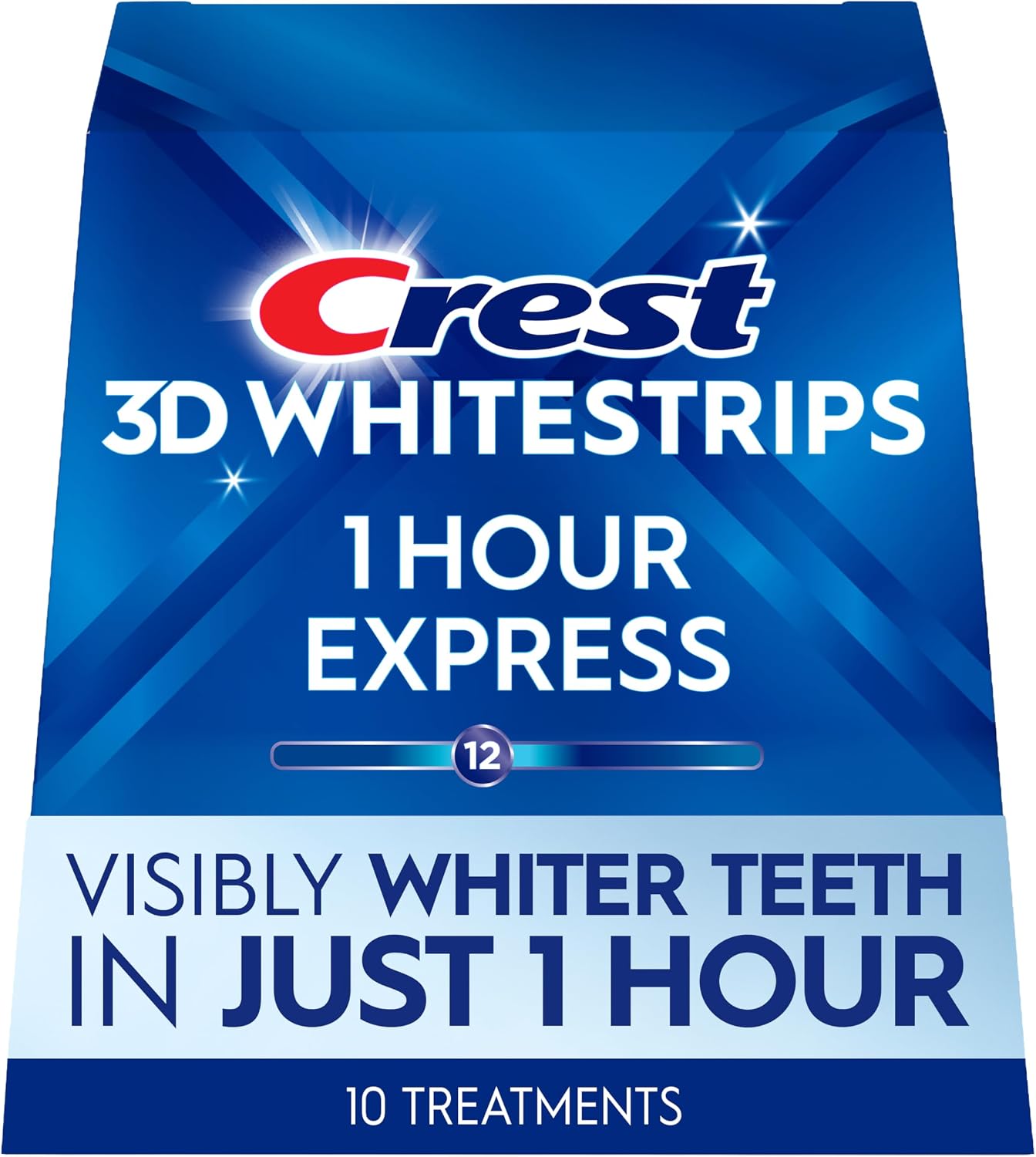 CREST WHITESTRIPS 3D WHITE 1H EXPRESS 10