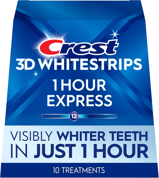 CREST WHITESTRIPS 3D WHITE 1H EXPRESS 10