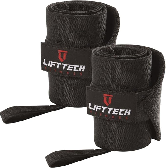 LIFT TECH FITNESS   PRO THUMB LOOP WRIST WRAP "20"   BLACK