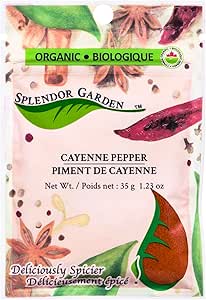 Splendor Garden - Organic Cayenne Pepper -  35g