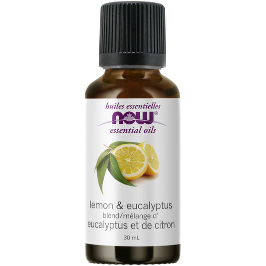 NOW    Lemon & Eucalyptus Oil Blend 30mL