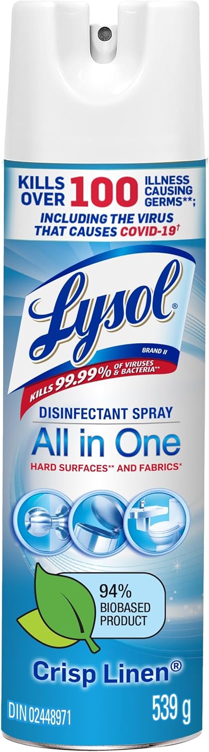 LYSOL DISINFECTANT SP CRISP LINEN 539G AEROSOL