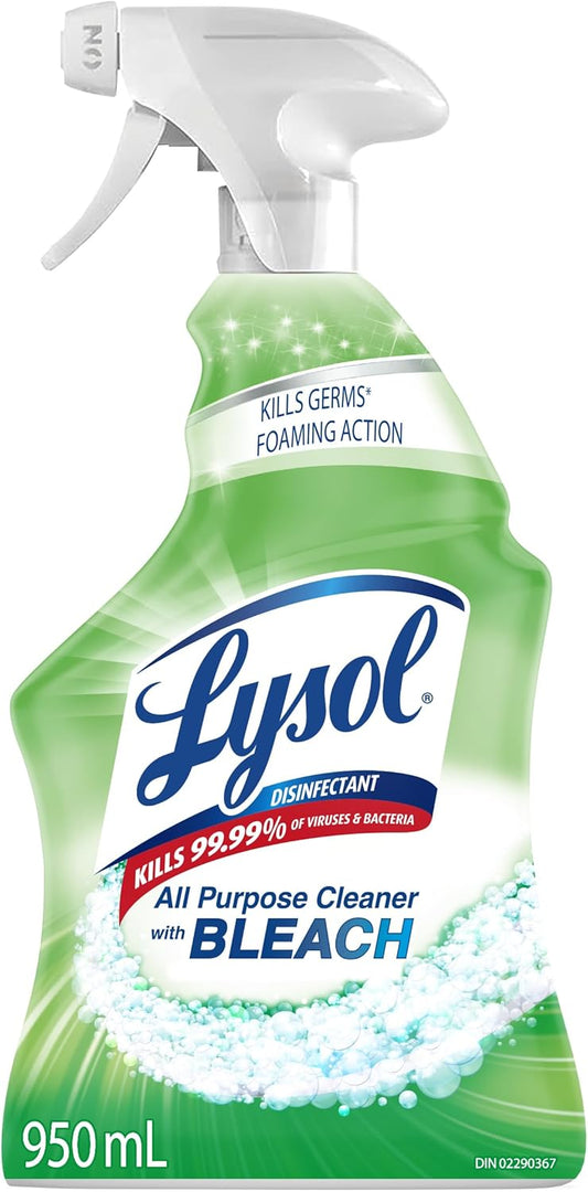 LYSOL CLEANER ALL PURPOSE W/BLEACH 950ML pack of 12