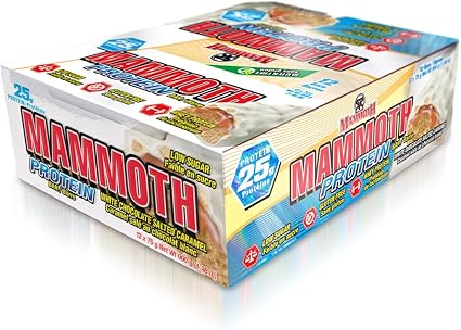 Mammoth   Mammoth Protein Bar, White Chocolate Salted Caramel, 12/box