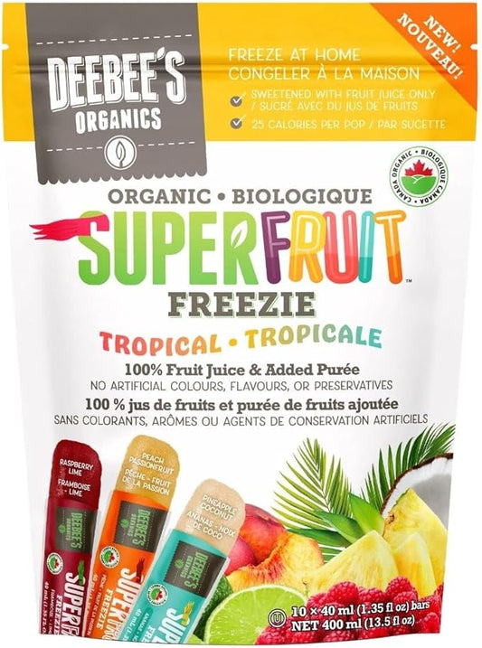 DEEBEE’S ORGANICS -    SuperFruit Tropical Freezie, Organic      400ml