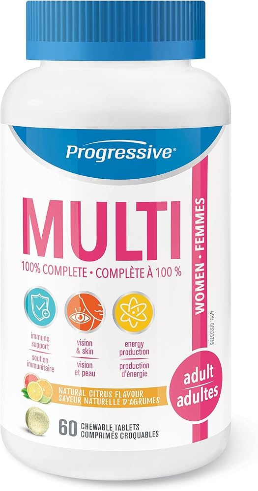 Progressive Multi Adult Women Chewable   60 tabs