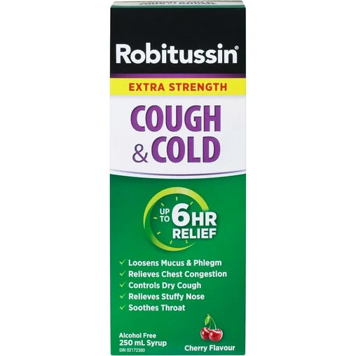 ROBITUSSIN COUGH&COLD XST 250ML SYRUP