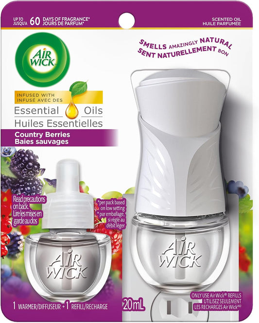 AIRWICK HIDDEN PLEASURES O/SC KIT COUNTRY BERRIES pack of 6