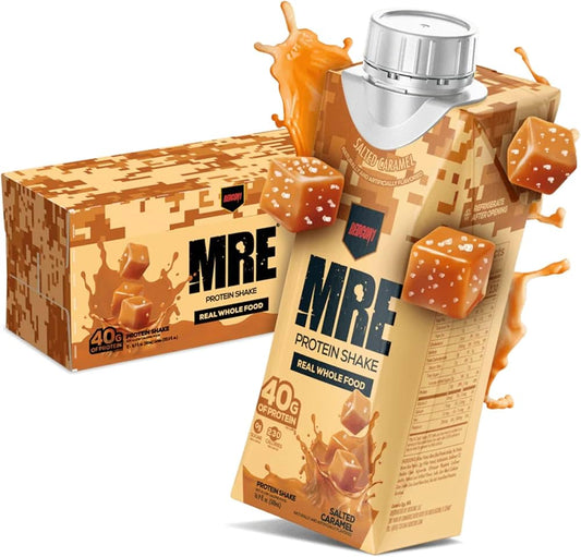 Redcon1 MRE Protein RTD Salted Caramel 500 mL - Case of 12