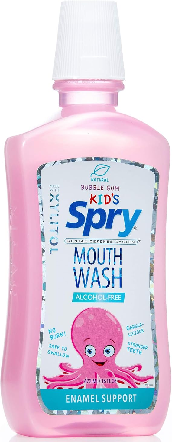 SPRY   MOUTH WASH, BUBBLE GUM, 473mL