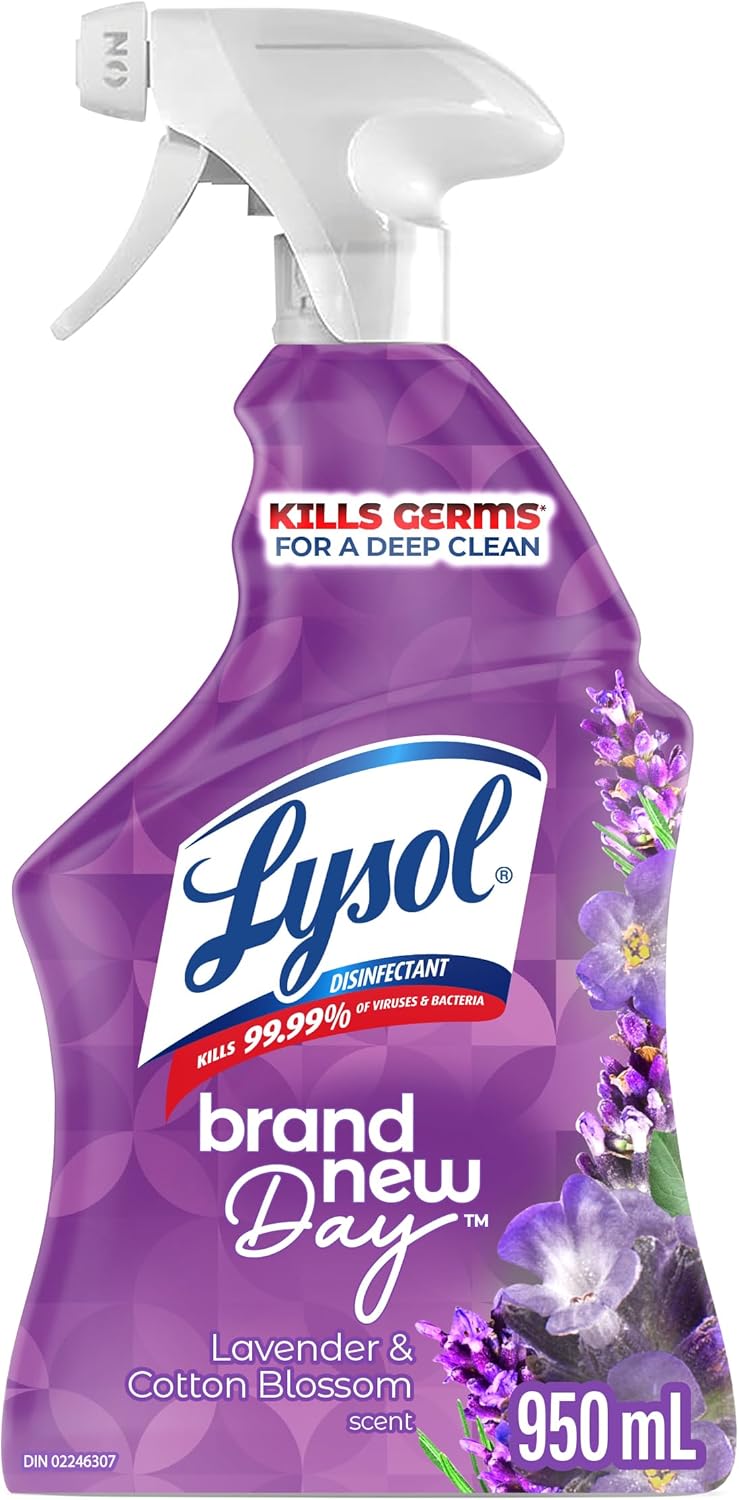 LYSOL ALL PURP CLN BRAND NEW DAY LAVEND/COTT 950ML pack of 9
