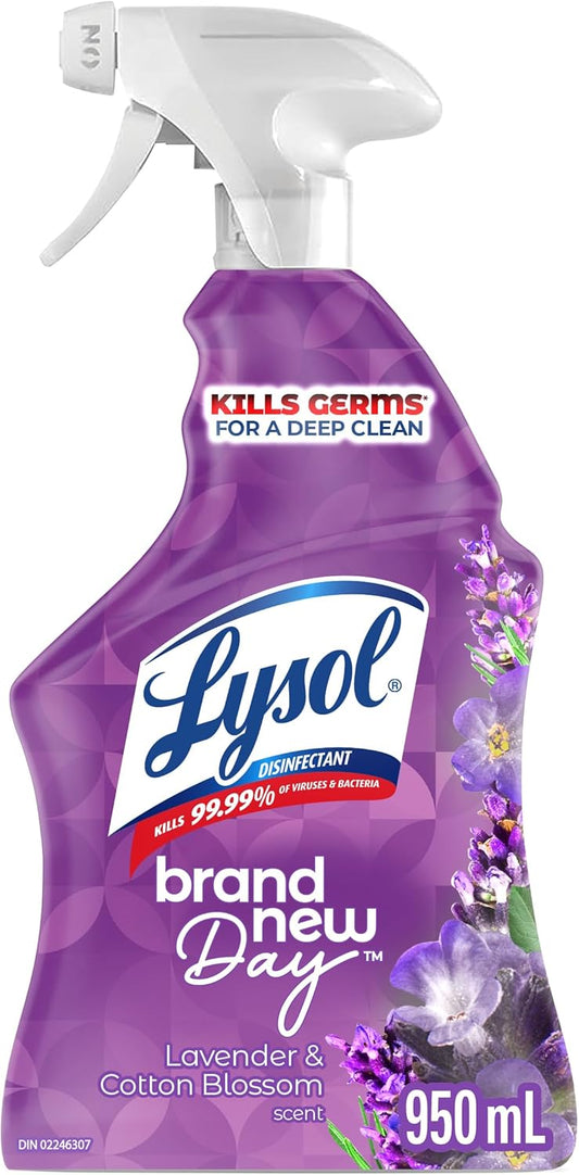 LYSOL ALL PURP CLN BRAND NEW DAY LAVEND/COTT 950ML pack of 9
