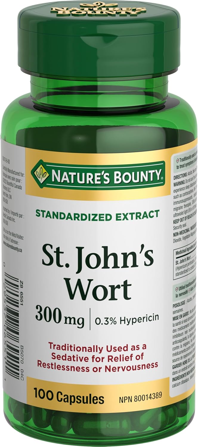 NATURE'S BOUNTY ST-JOHNS'S WORT CAPS 100 CAPSULE