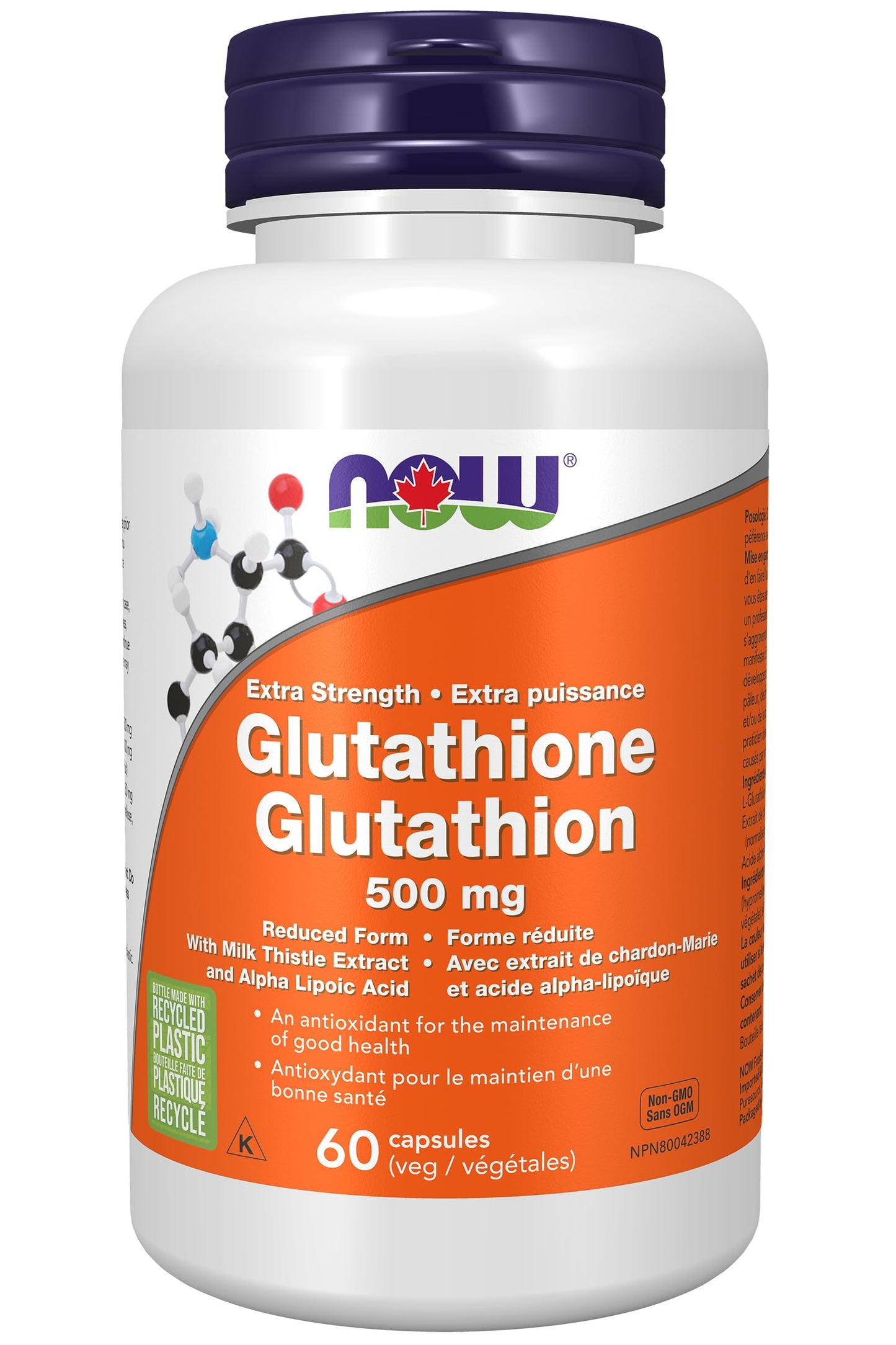 NOW_Glutathione 500mg w/Silymarin & ALA 60vcap