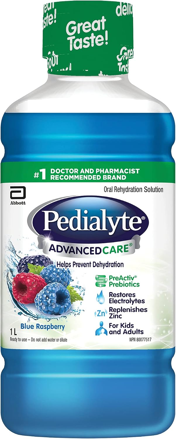 PEDIALYTE ADVANCE CARE BLUE RASPBERRY 1L LIQUID