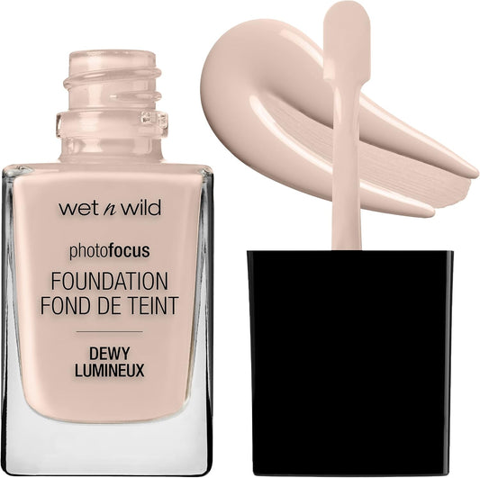 WET N WILD PHOTO FOCUS DEWY FOUNDATION ROSE IVORY pack of 2