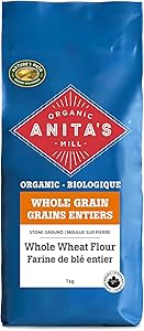 Anita's Organic Mill   Flour   Whole Wheat Flour Stone - Ground1KG