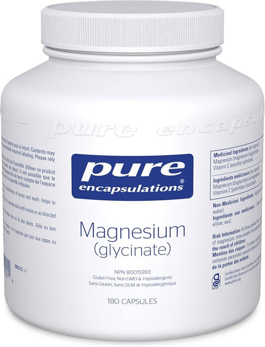 PURE Magnesium Glycinate 180 caps 
