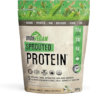 Iron Vegan Sprouted Protein   500g Vanilla