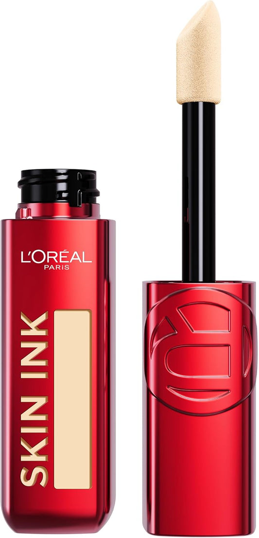 L'OREAL INFALLIBLE SKIN INK FOUNDCEALER WARM #100 pack of 2